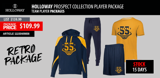 Holloway Prospect Collection Team Player Package