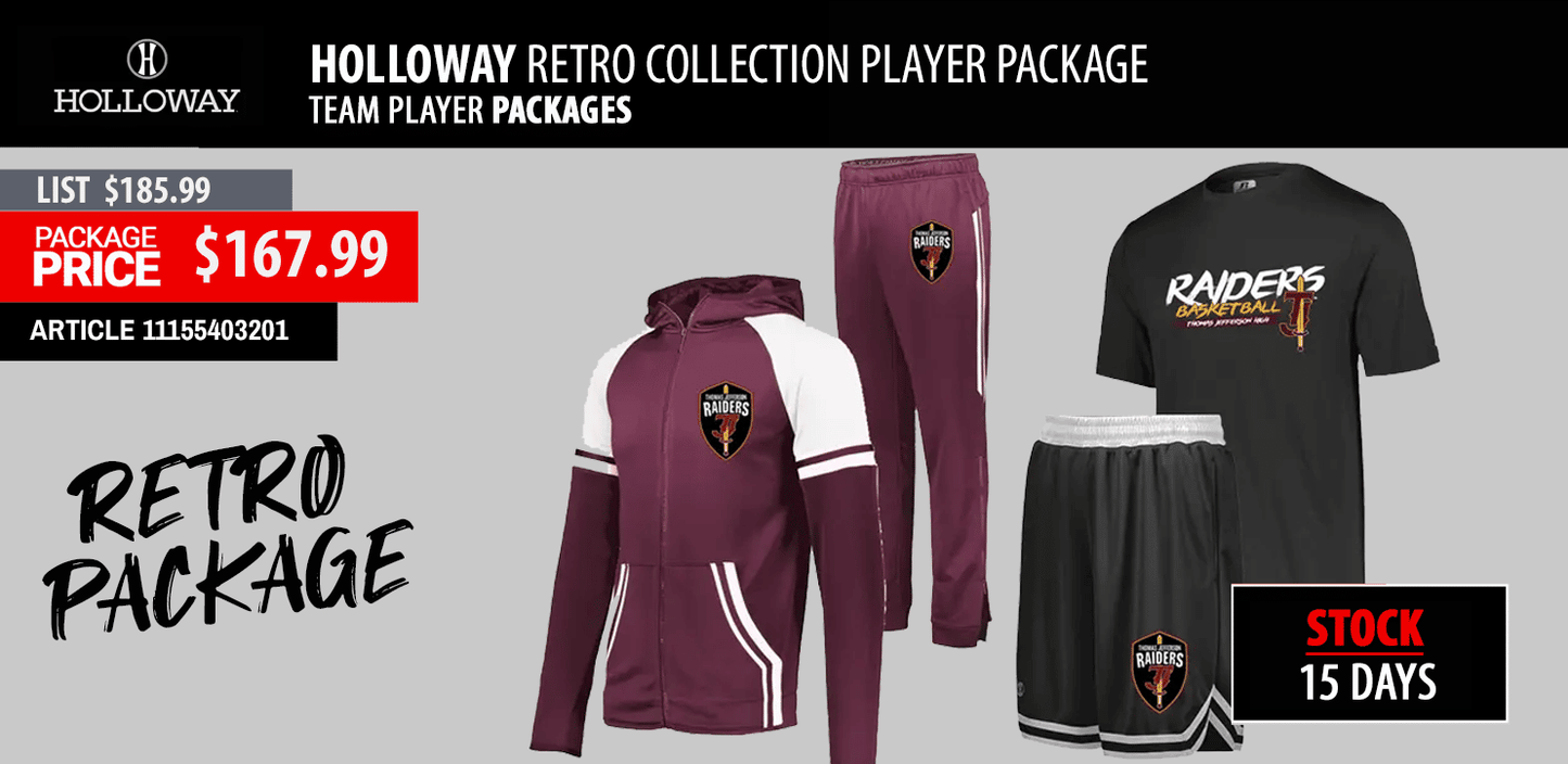 Holloway Retro Collection Team Player Package