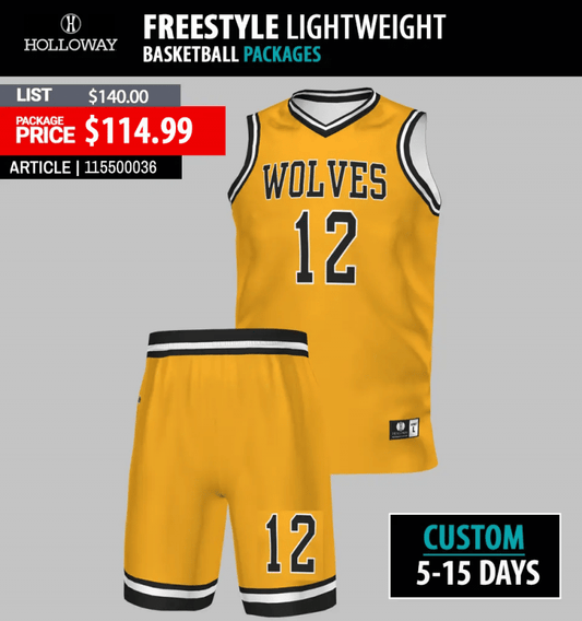 HOLLOWAY STRETCH FREESTYLE UNIFORM PACKAGE