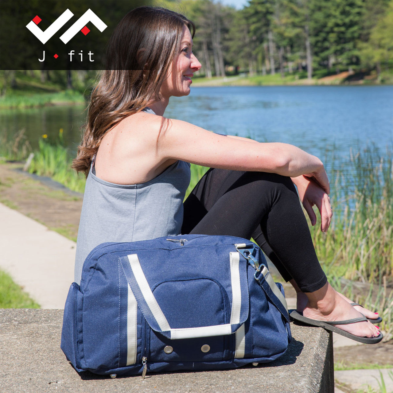 Abbie Yoga Bag Navy
