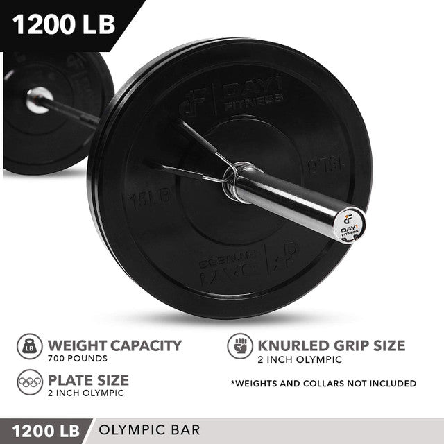 OLYMPIC BARBELL, 1200 LB CAPACITY