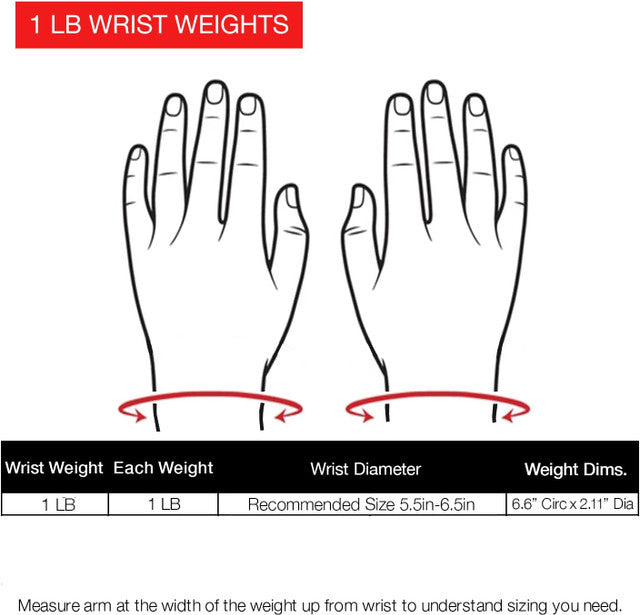SOFT WRIST WEIGHTS