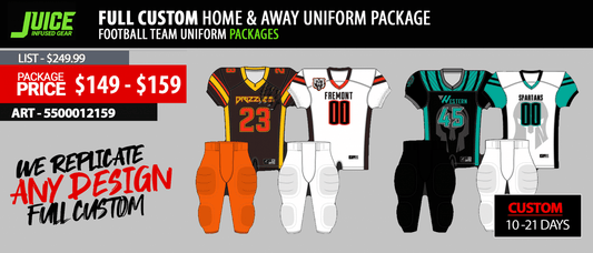 Full Custom Home & Away Football Team Uniform Package