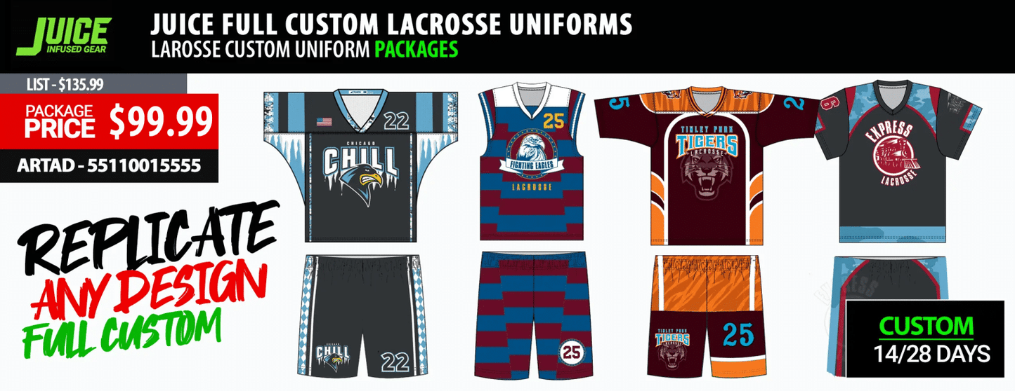 Juice Full Custom Lacrosse Uniforms