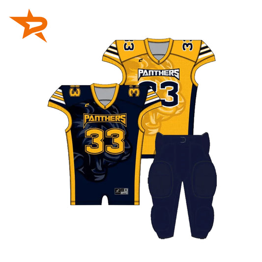 Juice Panthers Custom Football Reversible Set