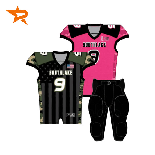 Juice Southlake Custom Football Reversible Set