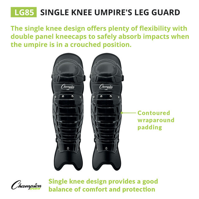 Single Knee Umpire's Leg Guard