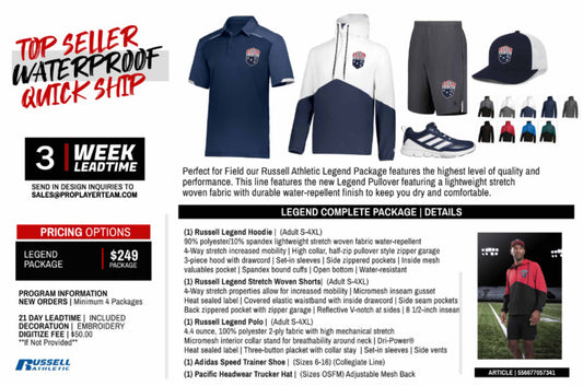 Legend Series Coaches Complete Package