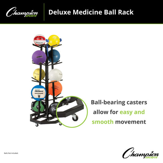 Deluxe Medicine Ball Rack