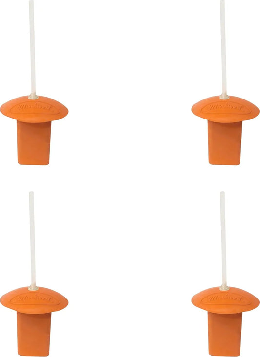 Markwort Orange Base Plugs w/White Indicator - 4 Pk