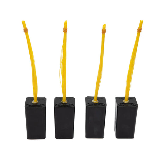 Markwort Black Base Plug w/ Yellow Bristles (4 Pack)