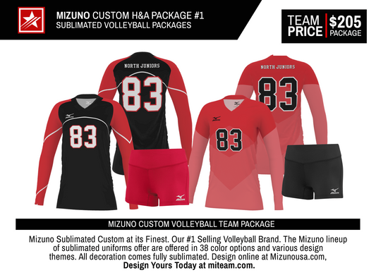 MIZUNO CUSTOM H&A VOLLEYBALL PACKAGE #1
