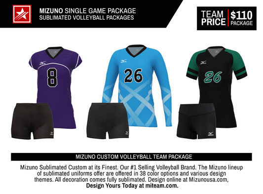 MIZUNO SINGLE GAME VOLLEYBALL PACKAGE #1