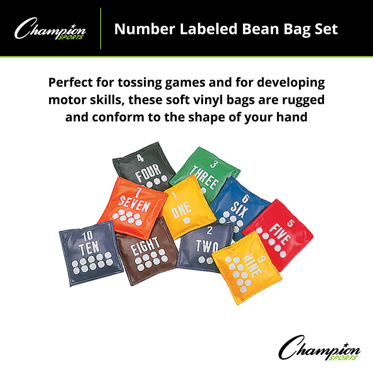 Numbered Bean Bag Set