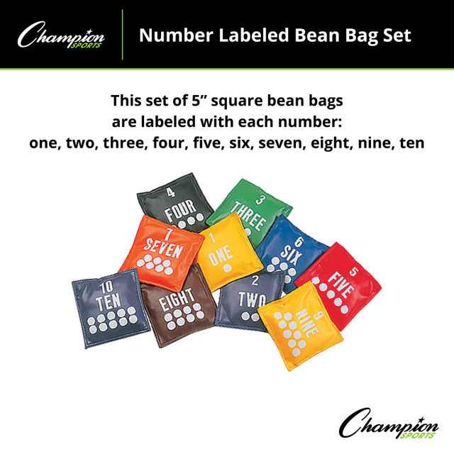 Numbered Bean Bag Set