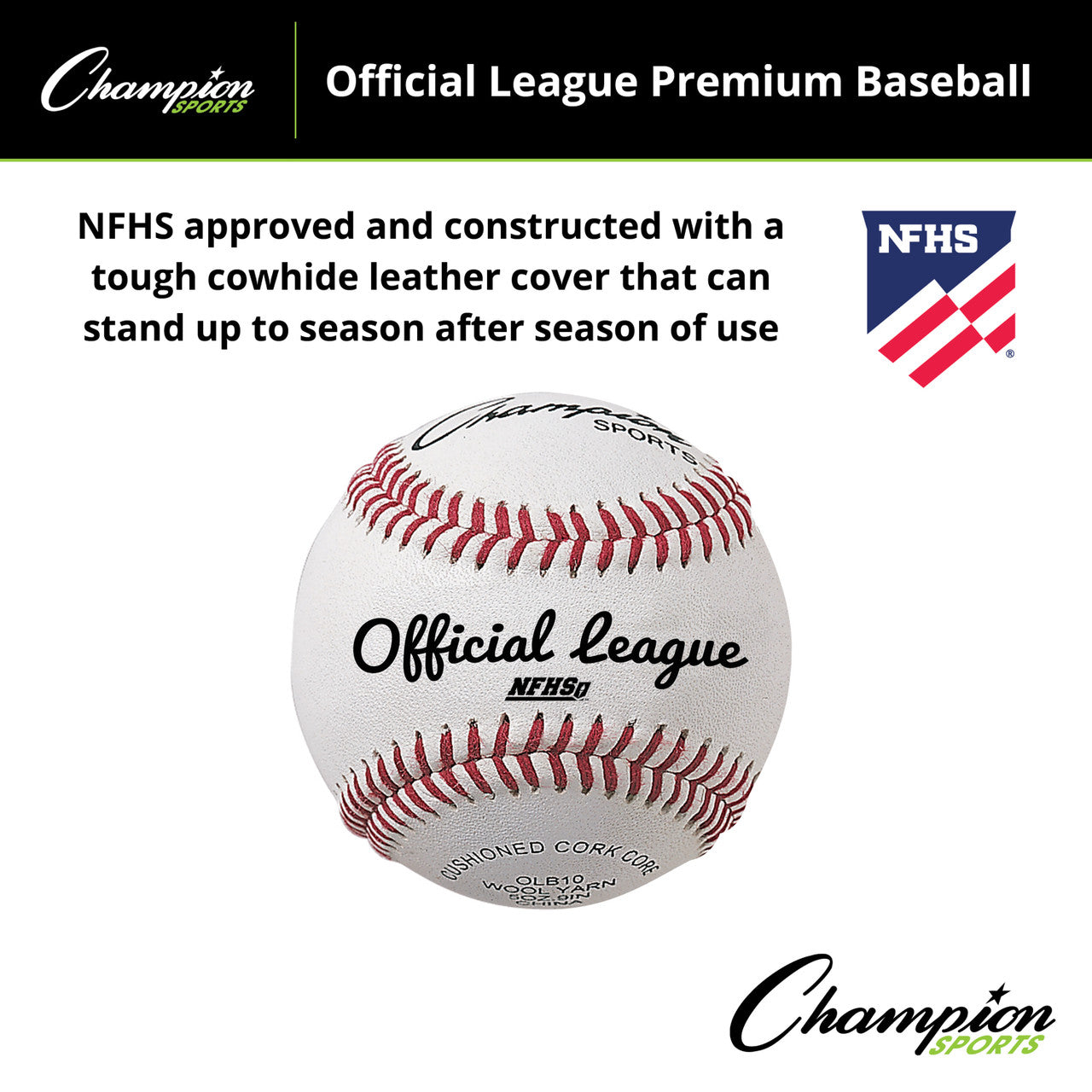 Official League Premium Baseball