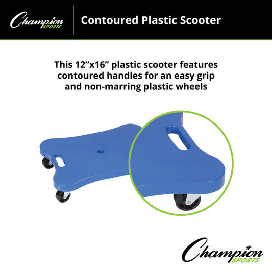 Contoured Plastic Scooter