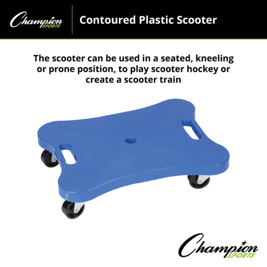 Contoured Plastic Scooter