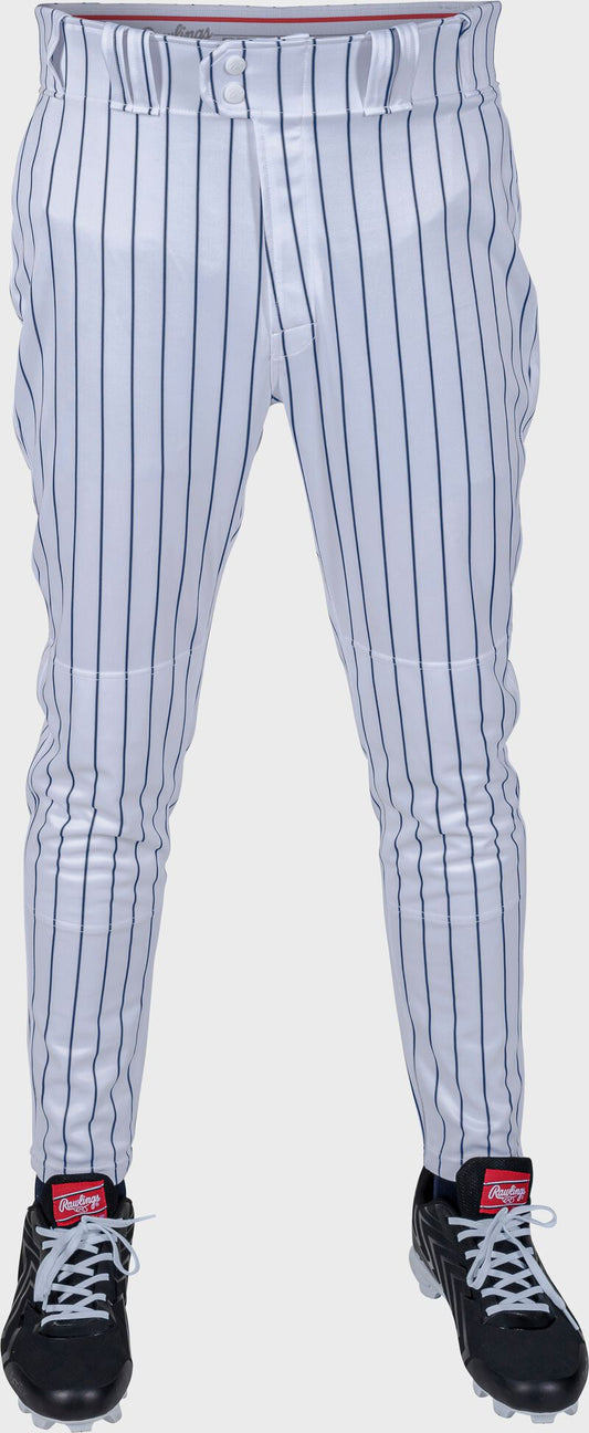 RAWLINGS ADULT PLATED PRO TAPER FIT PANT WITH SUBLIMATED PRO STRIPE