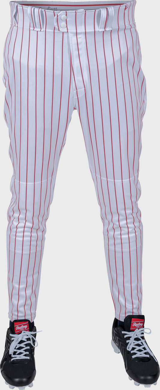 RAWLINGS ADULT PLATED PRO TAPER FIT PANT WITH SUBLIMATED PRO STRIPE