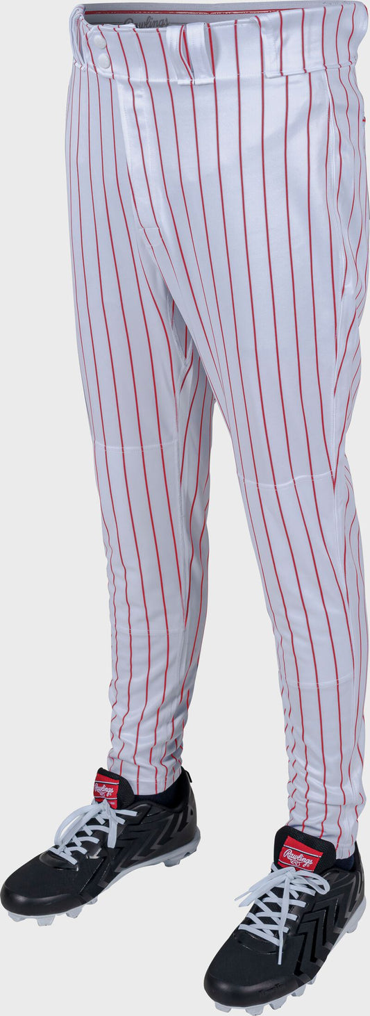 RAWLINGS ADULT PLATED PRO TAPER FIT PANT WITH SUBLIMATED PRO STRIPE