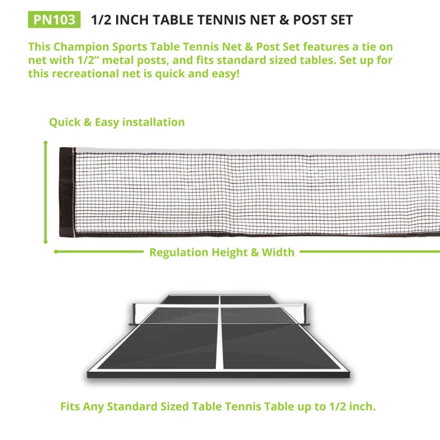 Table Tennis Net & Post
