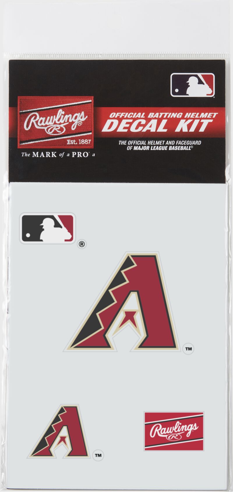 RAWLINGS MLB REPLICA DECAL KITS