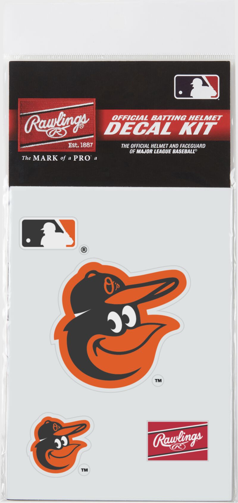 RAWLINGS MLB REPLICA DECAL KITS