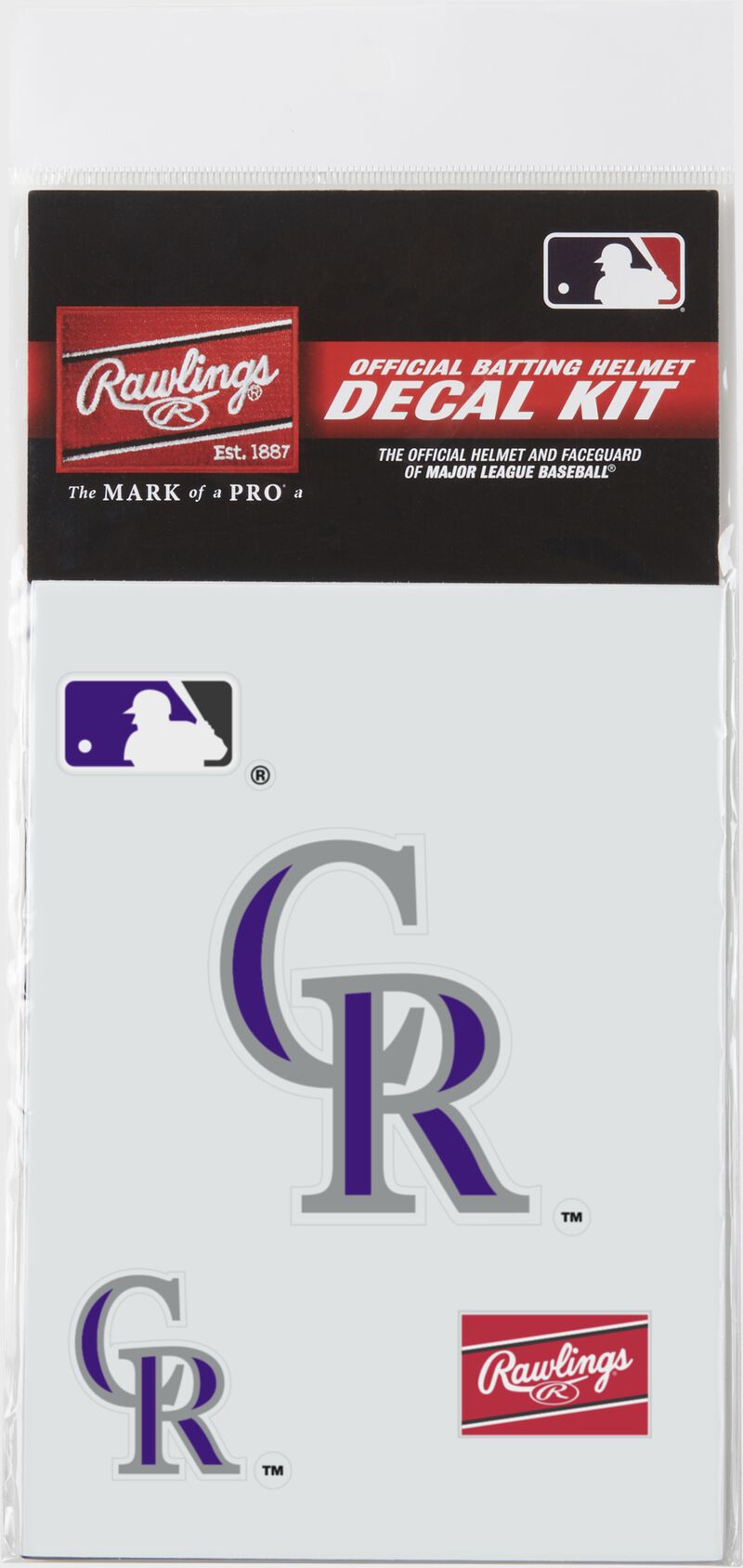 RAWLINGS MLB REPLICA DECAL KITS