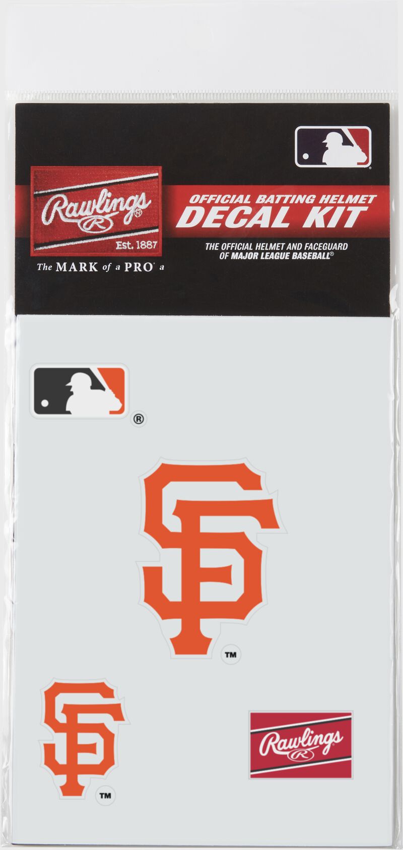 RAWLINGS MLB REPLICA DECAL KITS