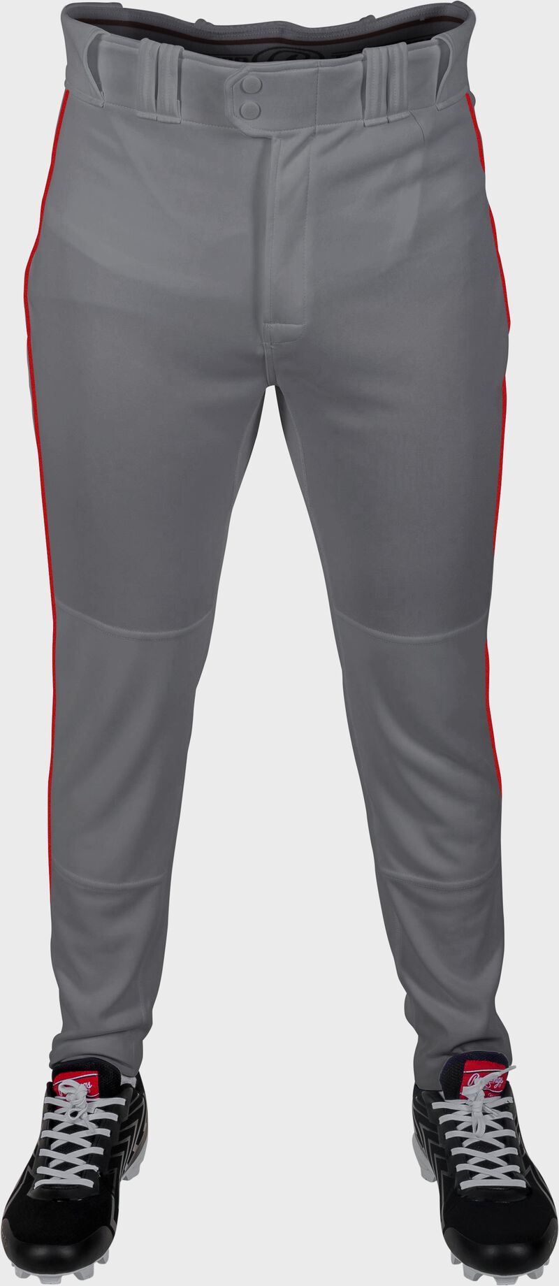 RAWLINGS ADULT PLATED PIPED PRO TAPER FIT PANT
