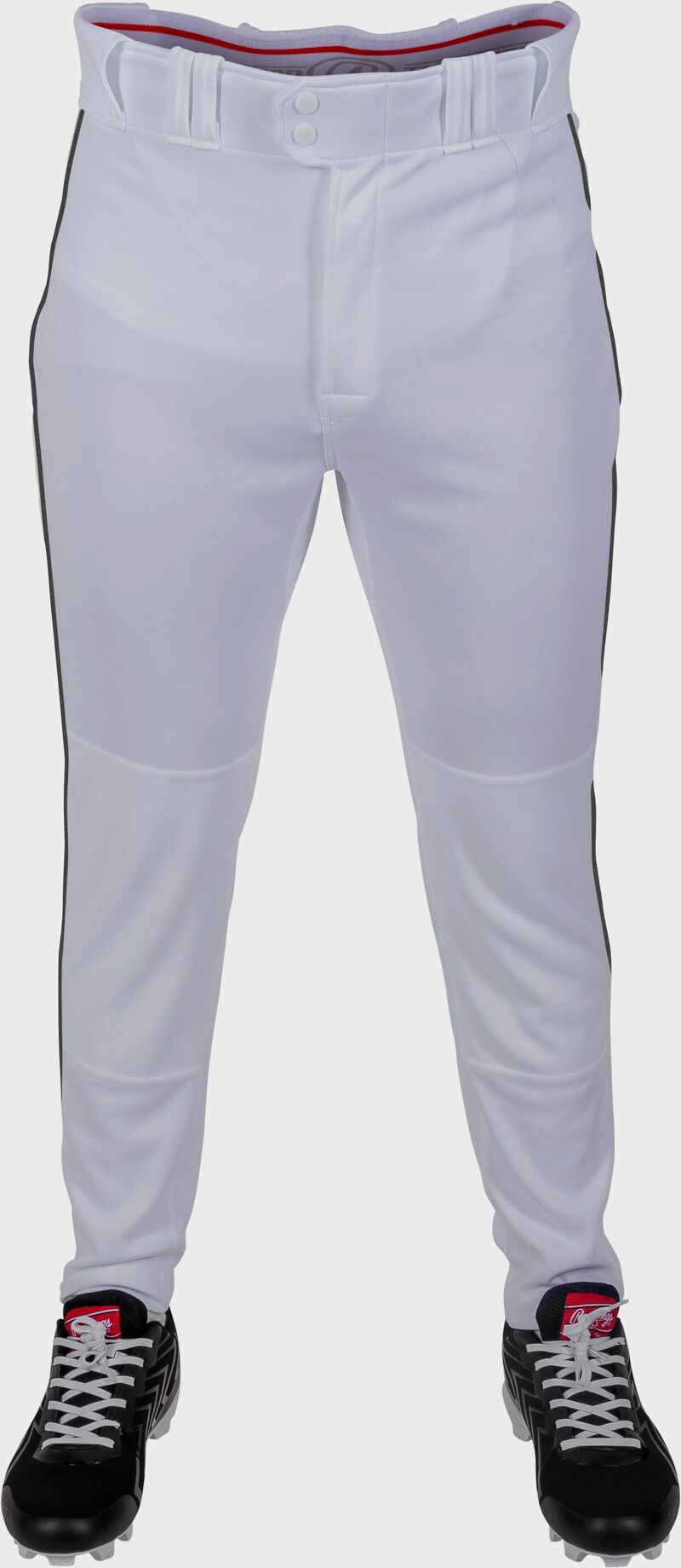 RAWLINGS ADULT PLATED PIPED PRO TAPER FIT PANT