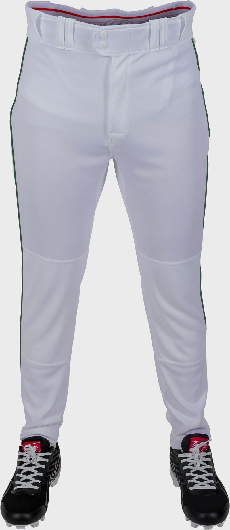 RAWLINGS ADULT PLATED PIPED PRO TAPER FIT PANT