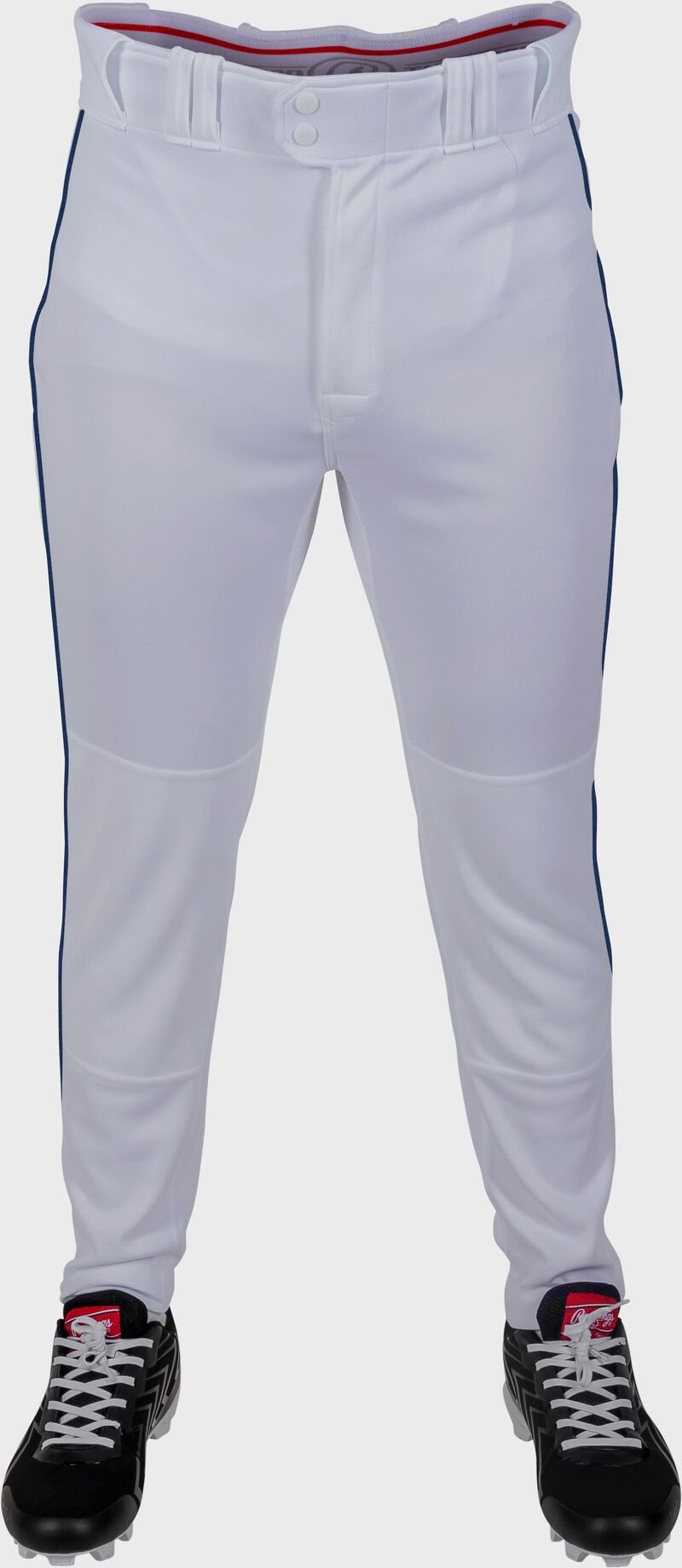 RAWLINGS ADULT PLATED PIPED PRO TAPER FIT PANT