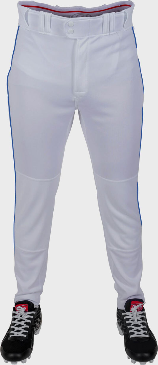 RAWLINGS ADULT PLATED PIPED PRO TAPER FIT PANT