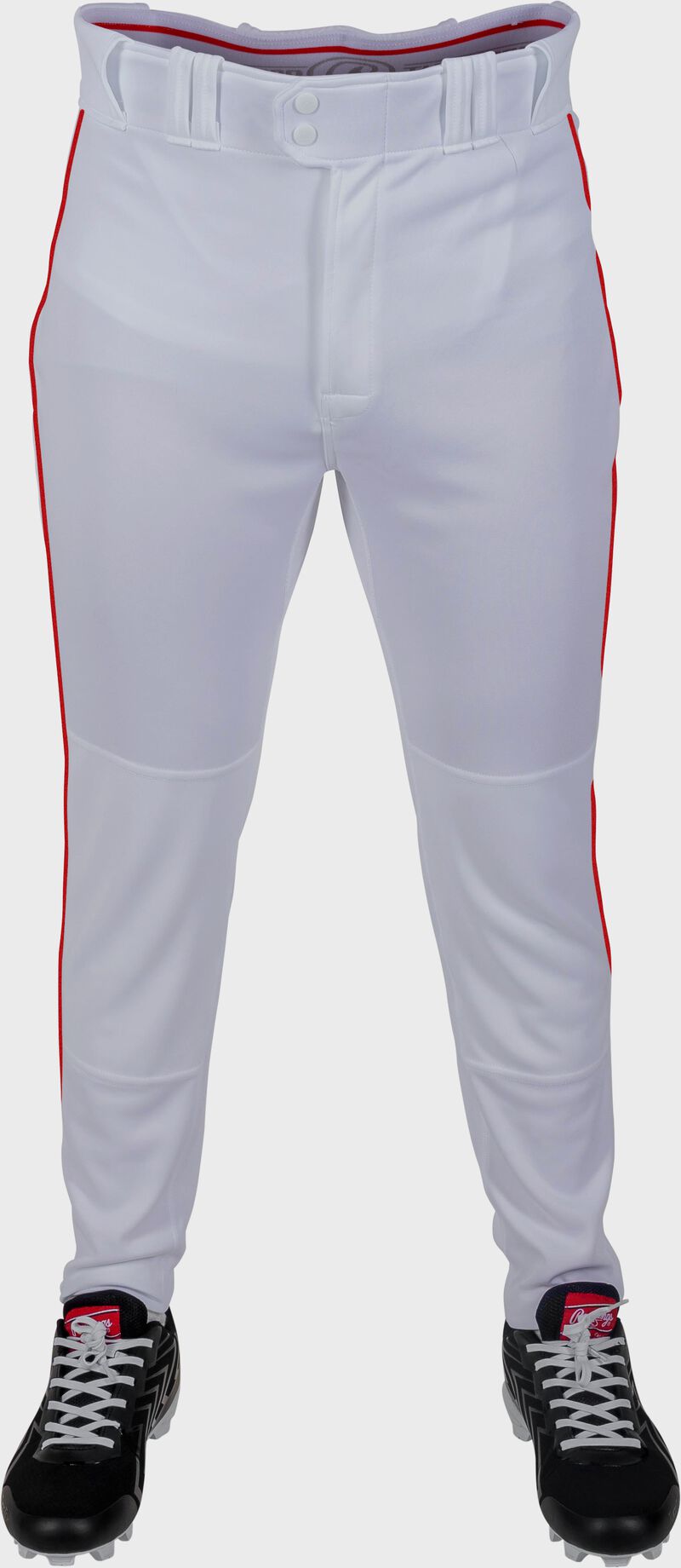 RAWLINGS ADULT PLATED PIPED PRO TAPER FIT PANT