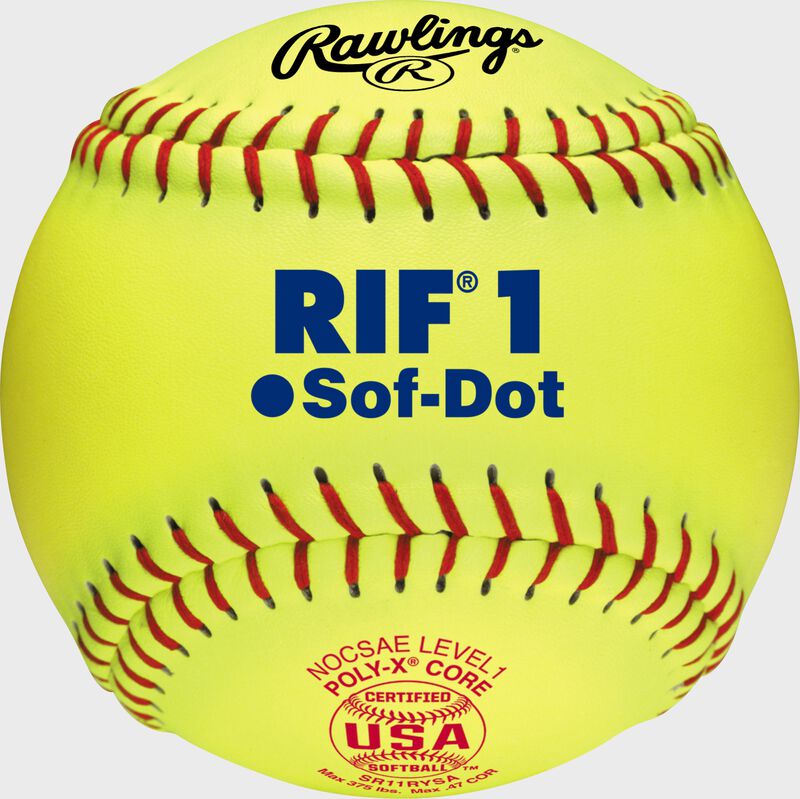 RAWLINGS 11-INCH PRO TAC RIF FASTPITCH SOFTBALLS