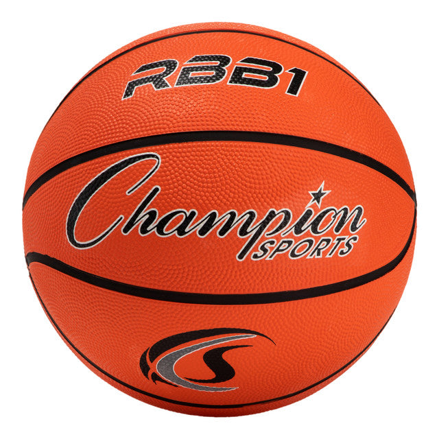 Size 7 Rubber Basketball Orange