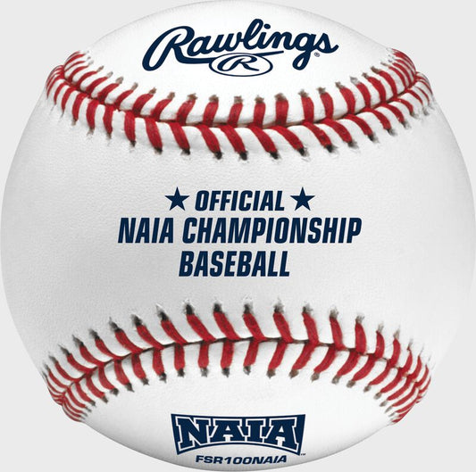 RAWLINGS FLAT SEAM OFFICIAL NAIA CHAMPIONSHIP BASEBALL