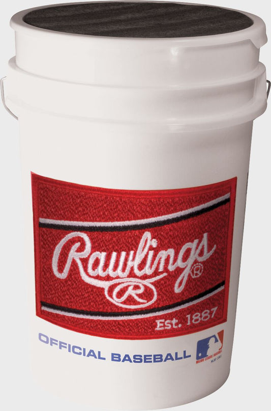 RAWLINGS 6 GALLON RAISED SEAM ROLB1X OR BETTER BALL-BUCKET COMBO - 24 COUNT