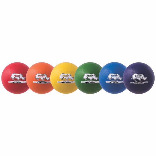 Rhino Skin® Low Bounce Ultra Grip Dodgeball Set