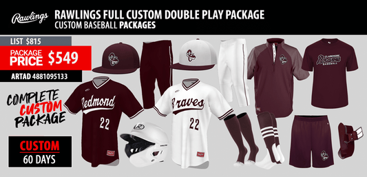 RAWLINGS DOUBLE PLAY SUBLIMATED COMPLETE PACKAGE