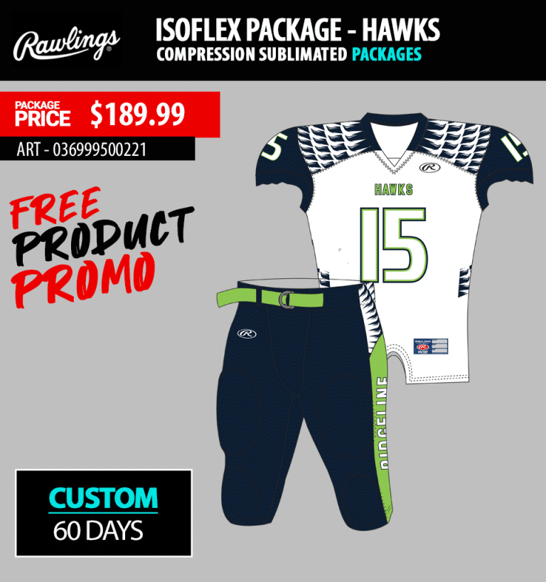 Isoflex Hawks Compression Sublimated Package