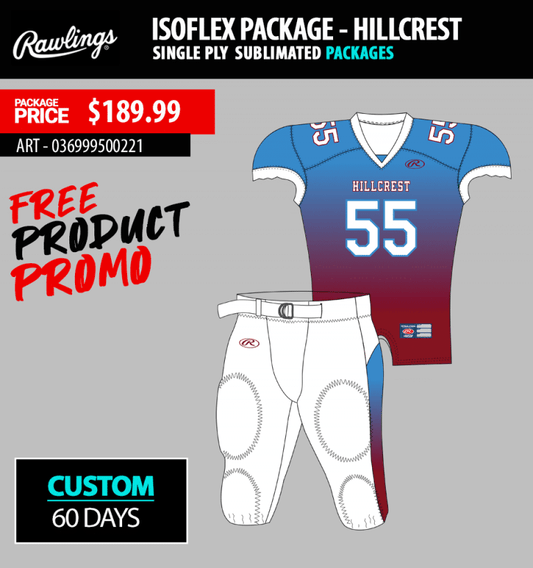 Isoflex Hillcrest Single Ply Sublimated Package