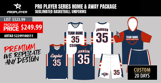 BASKETBALL UNIFORM SUBLIMATED CROWN ELITE PACKAGE