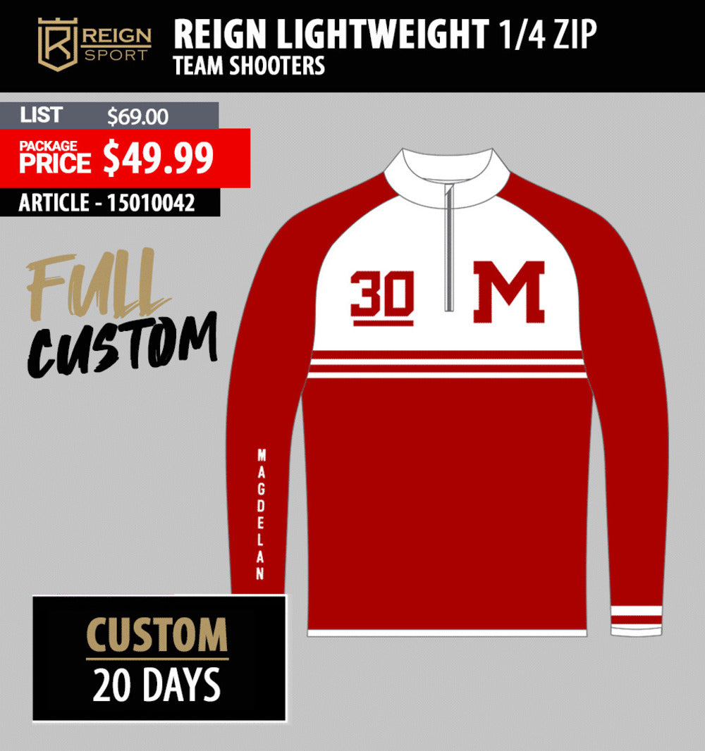 Reign Light Weight Team Shooter 1/4 ZIP