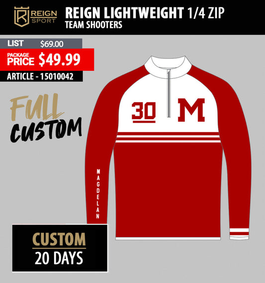 Reign Light Weight Team Shooter 1/4 ZIP