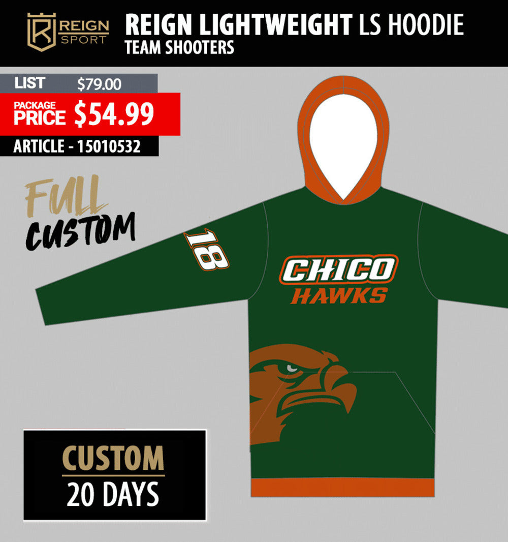 Reign Light Weight Team Shooter LS Hoodie