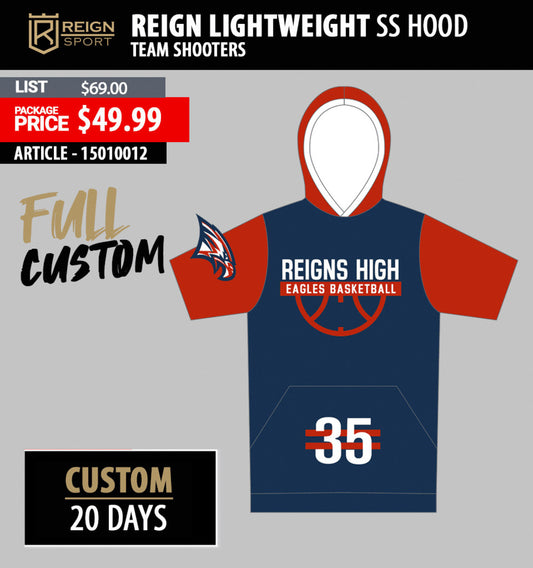 Reign Light Weight Team Shooter SS Hood