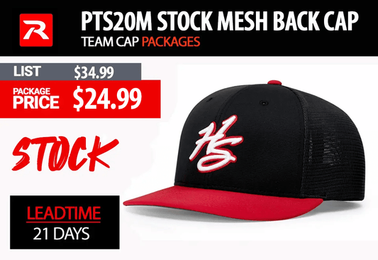 RICHARDSON PERFORMANCE PTS20M STOCK MESH BACK CAP